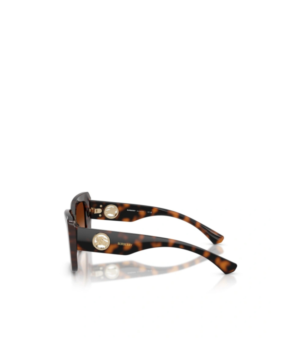 Burberry Geometric Frame Sunglasses In Brown