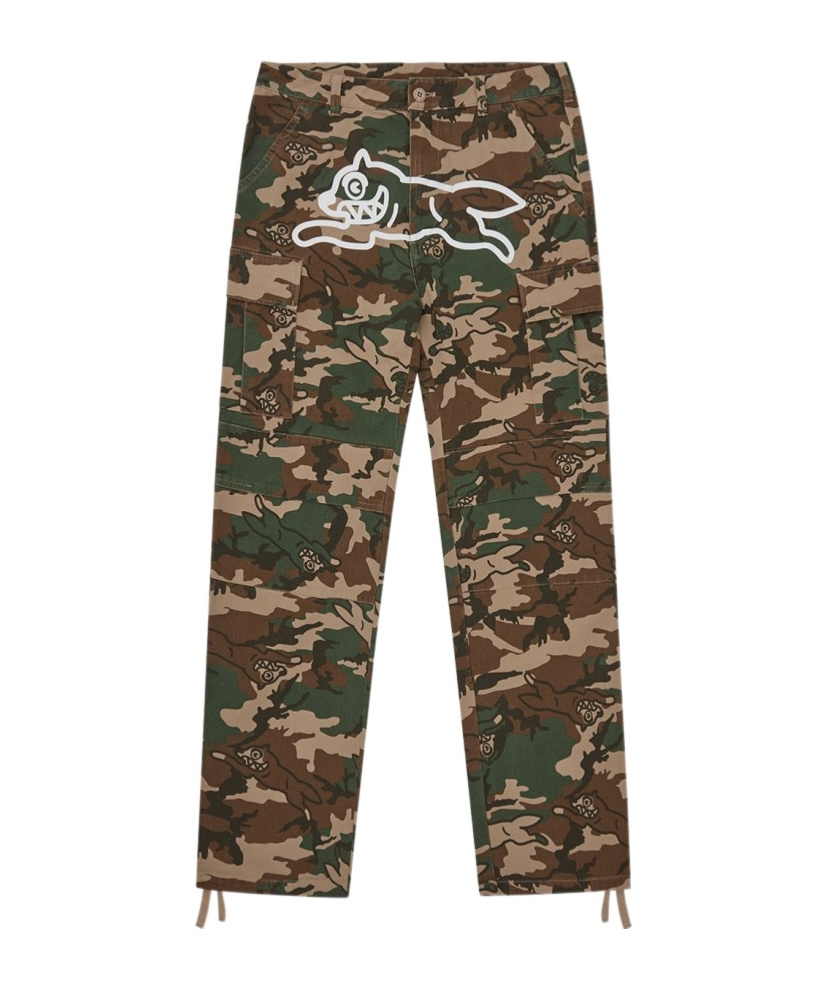 ICECREAM RUNNING DOG WOODLAND CARGO TROUSERS