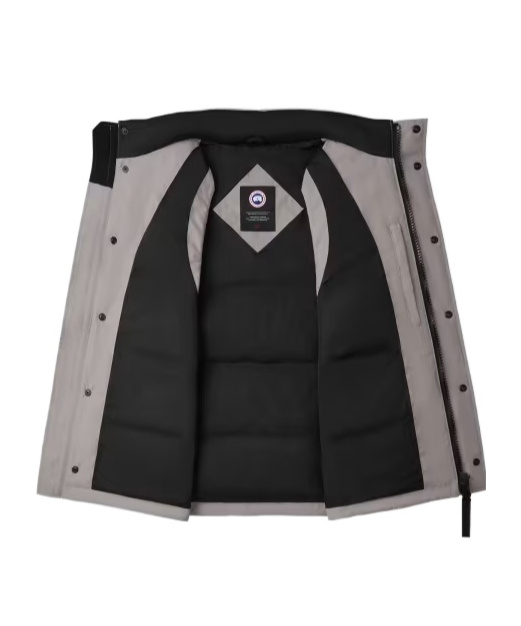 Canada Goose Mens Freestyle Padded Slim-fit Shell-down Gilet Limestone In Gray