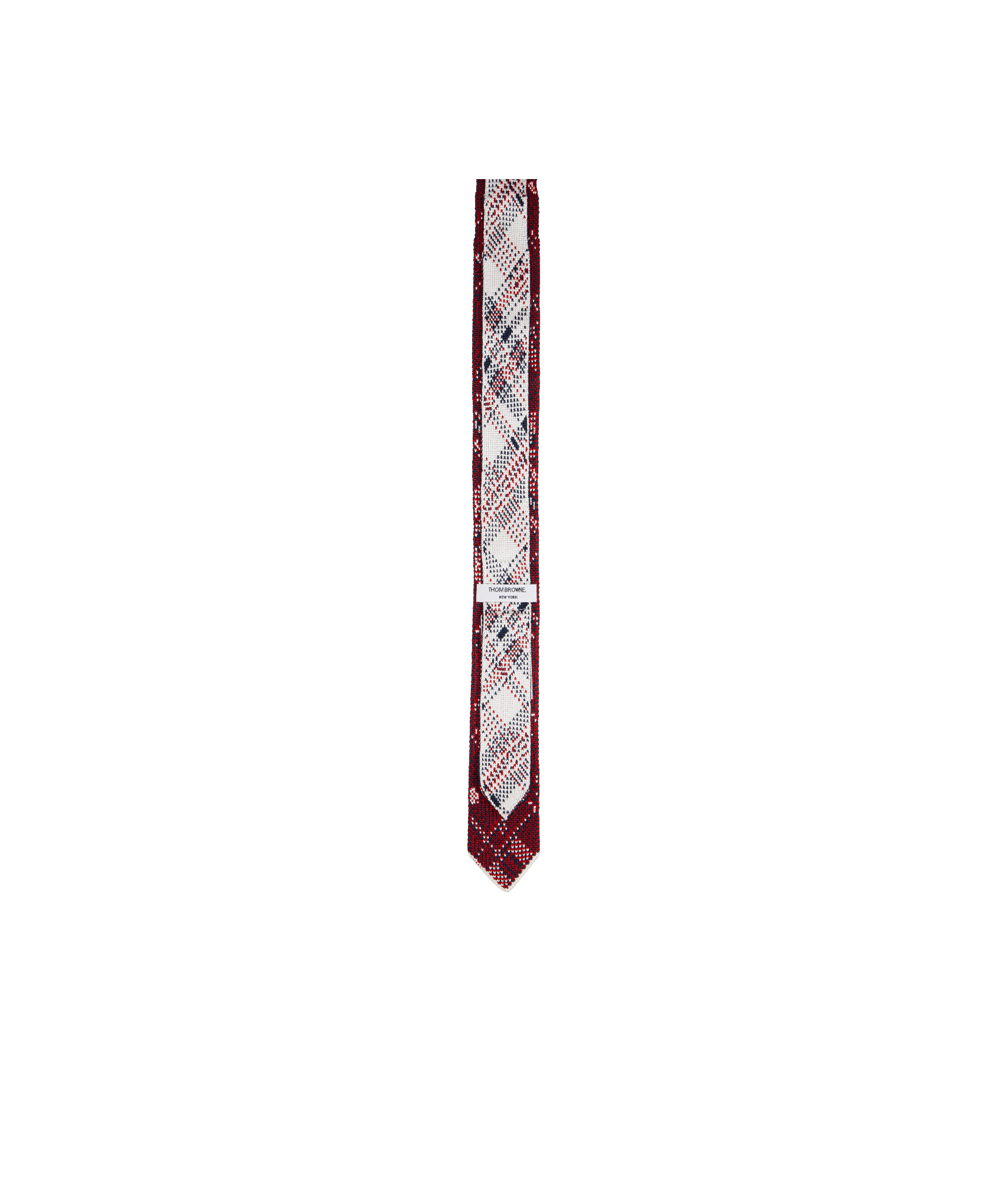 THOM BROWNE CHECKED TIE