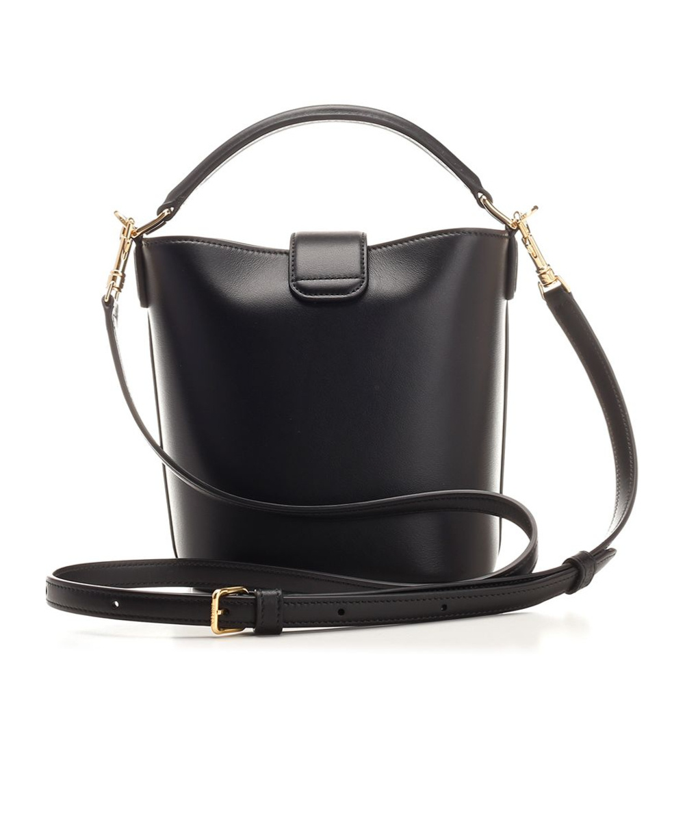 Celine Mini Bucket Louise In Smooth Calfskin In Black