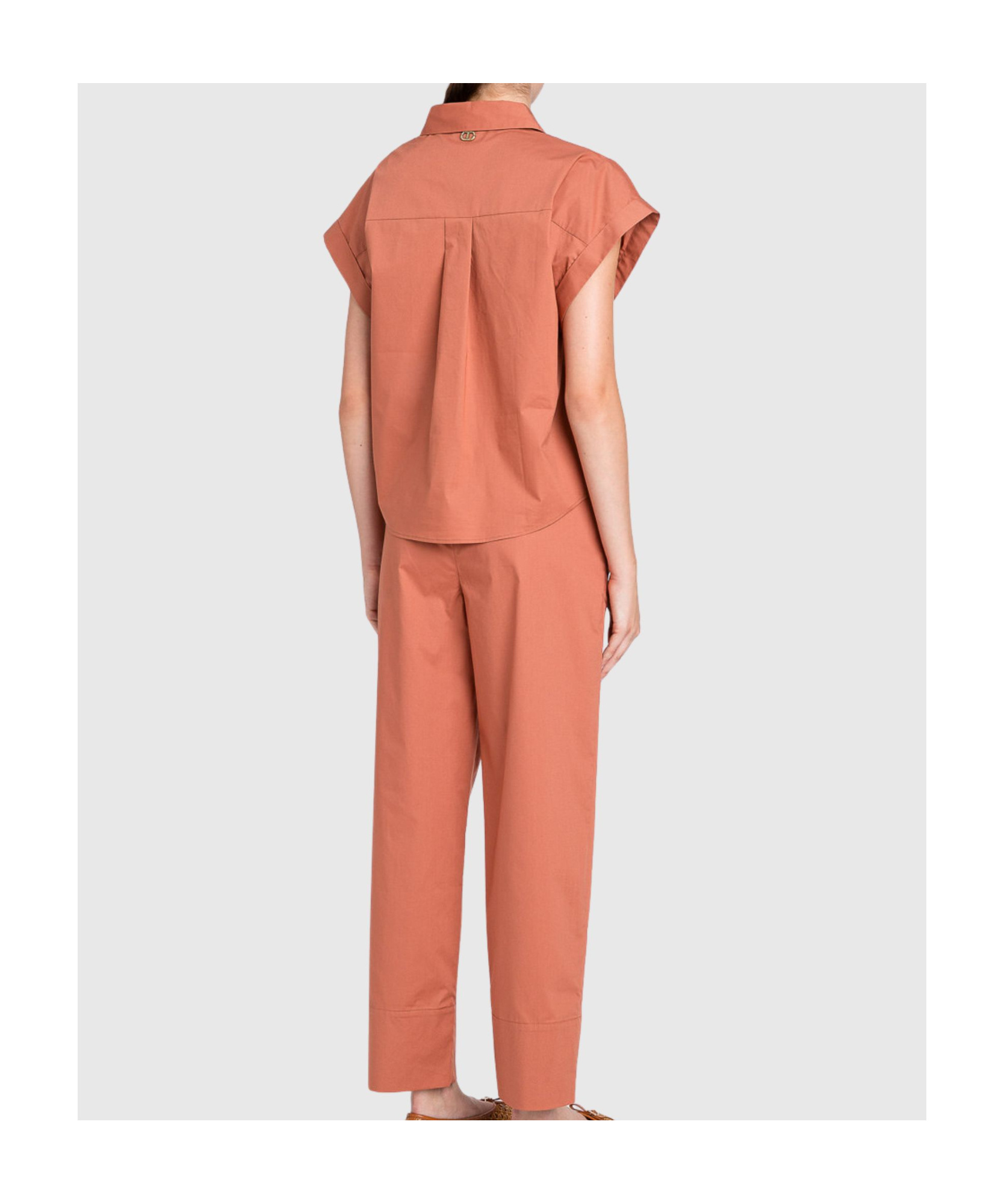 Twinset Short-sleeve Poplin Shirt