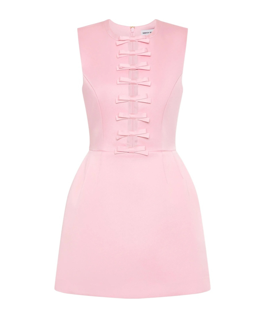 Rebecca Vallance Aymee Minikleid Mit Schleifendetail In Pink