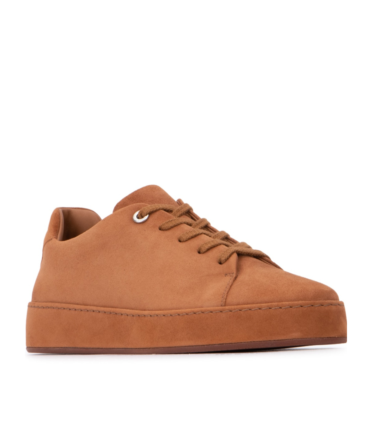 Loro Piana Lace-up Design Casual Sneakers In Brown
