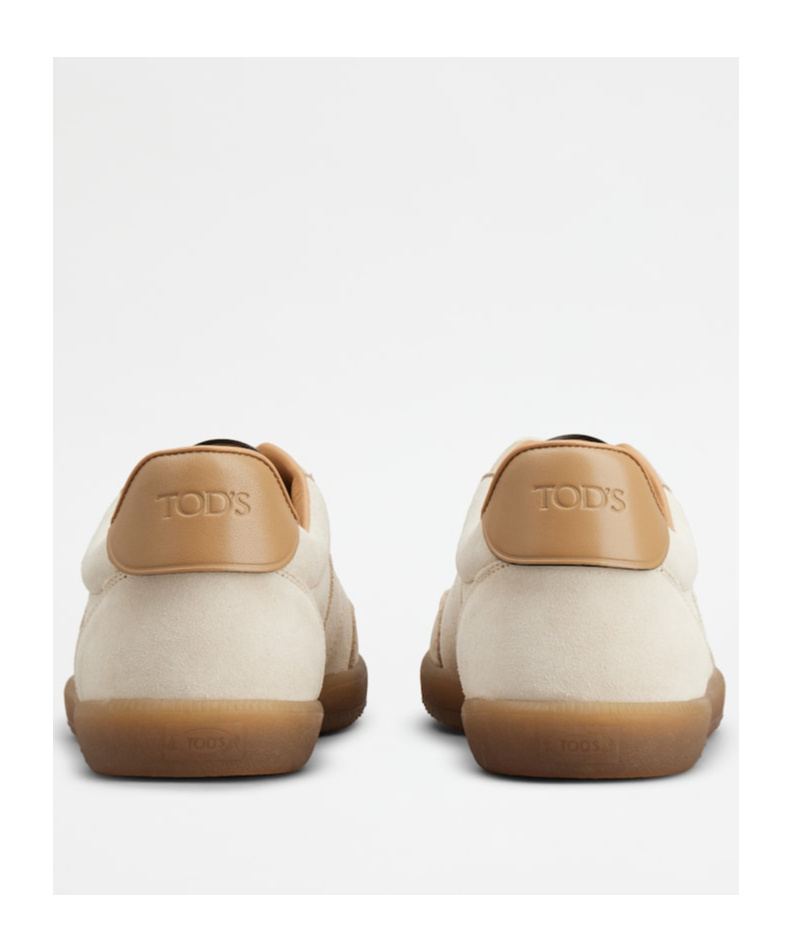 Tod's Man Sneakers Beige Size 12 Leather In Neutral