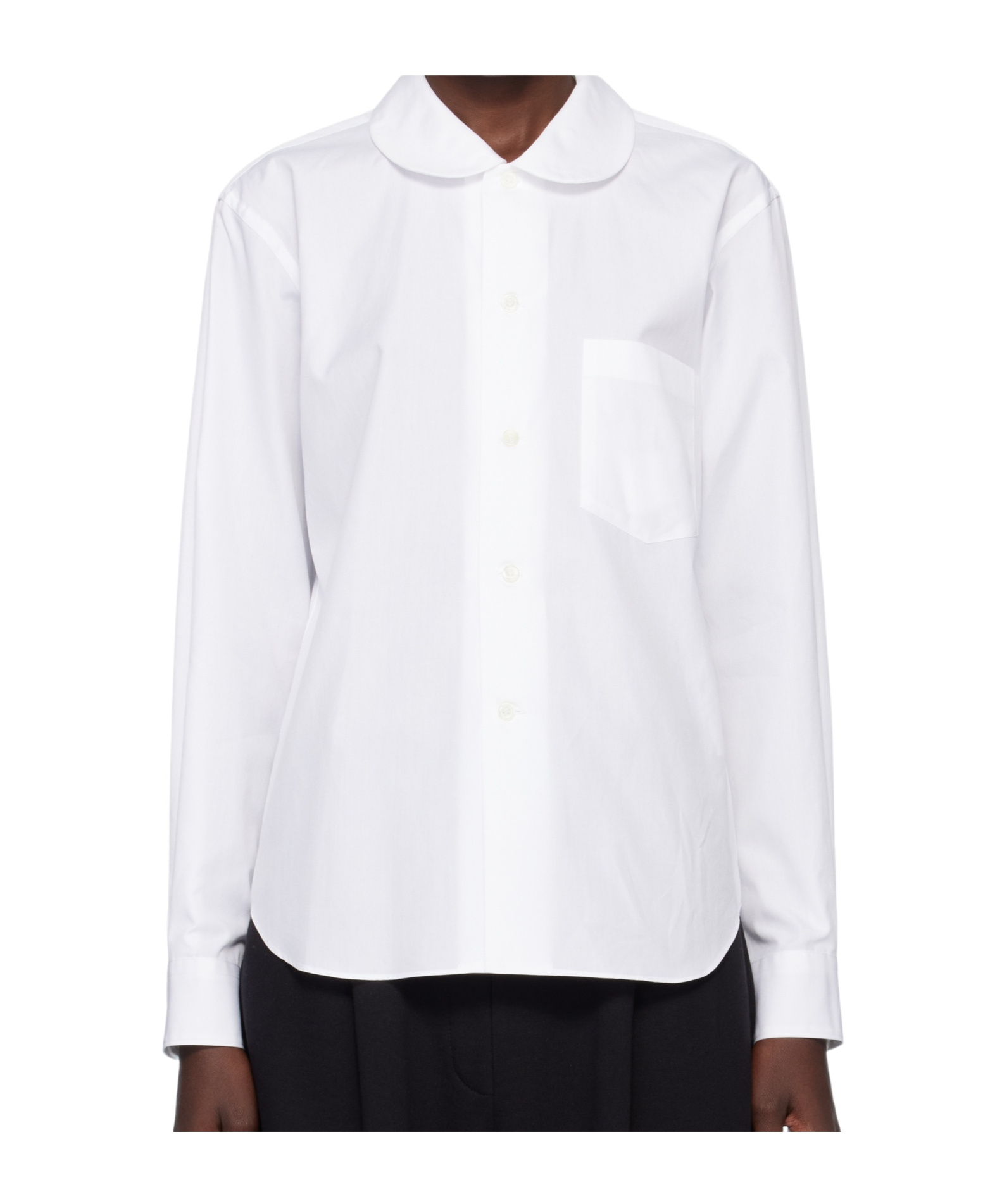 Comme Des Garçons Peter Pan Collared Shirt