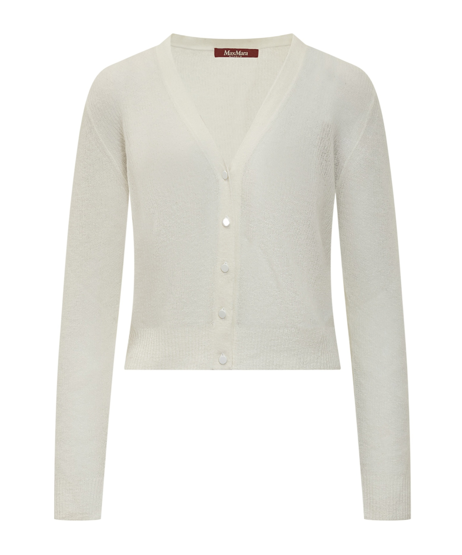 Max Mara Ramo Cardigan In White