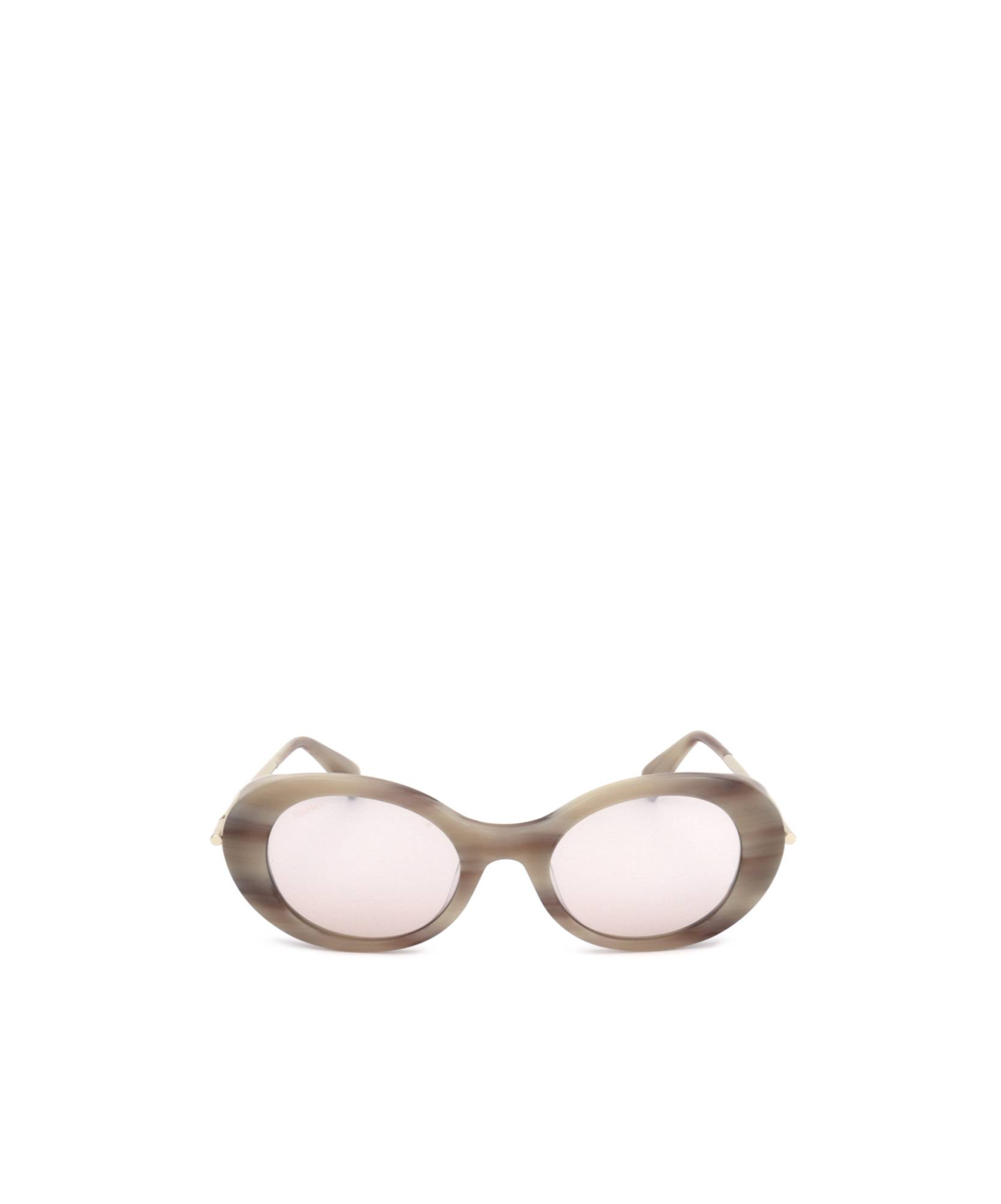 Max Mara Oval Sunglasses In Neutral