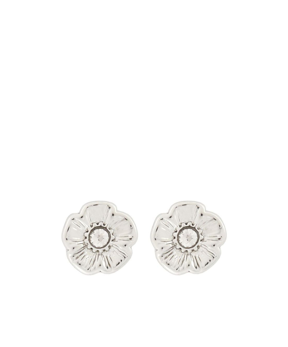 Coach Signature Tirose Earrings In Metallic