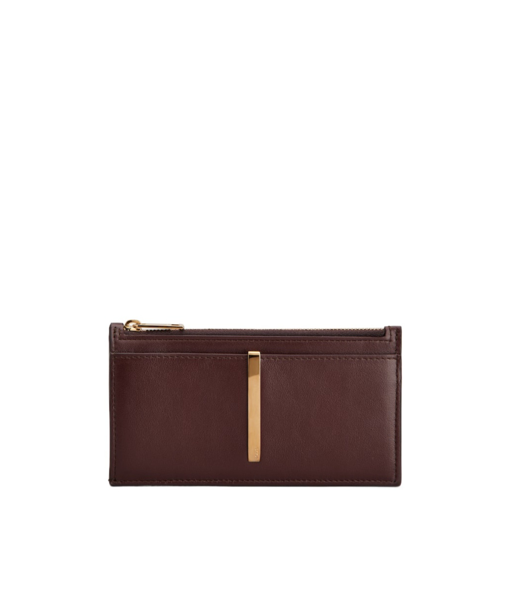 Tod's Leather Card Holder In Red