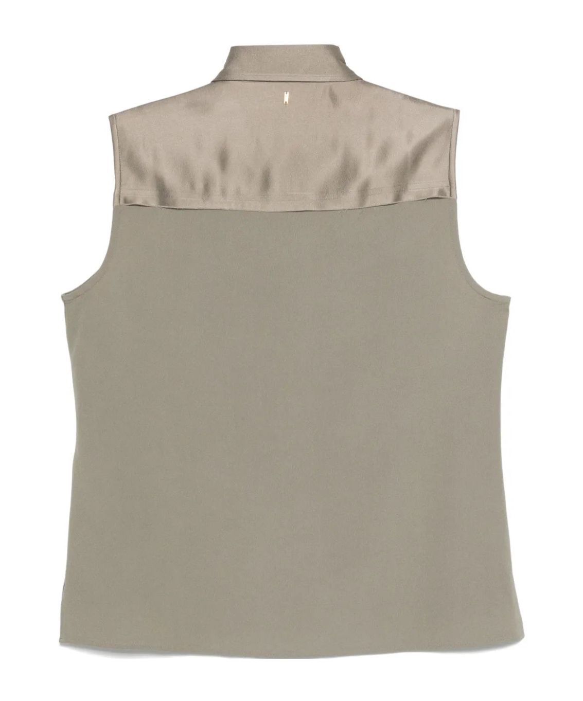 Ami Alexandre Mattiussi Ami Paris Buttoned Sleeveless Shirt In Gray