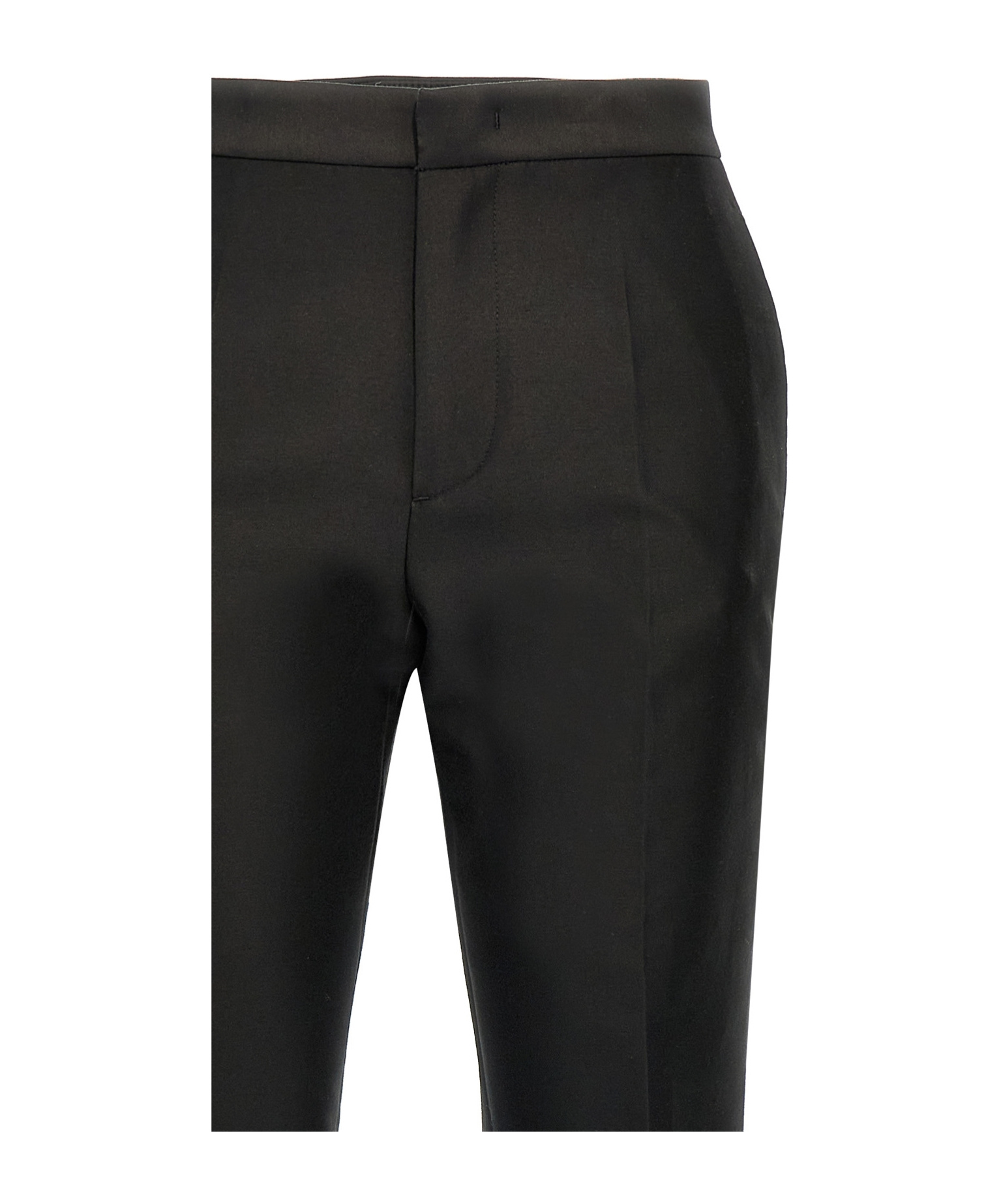 Fabiana Filippi Straight Casual Pants In Black