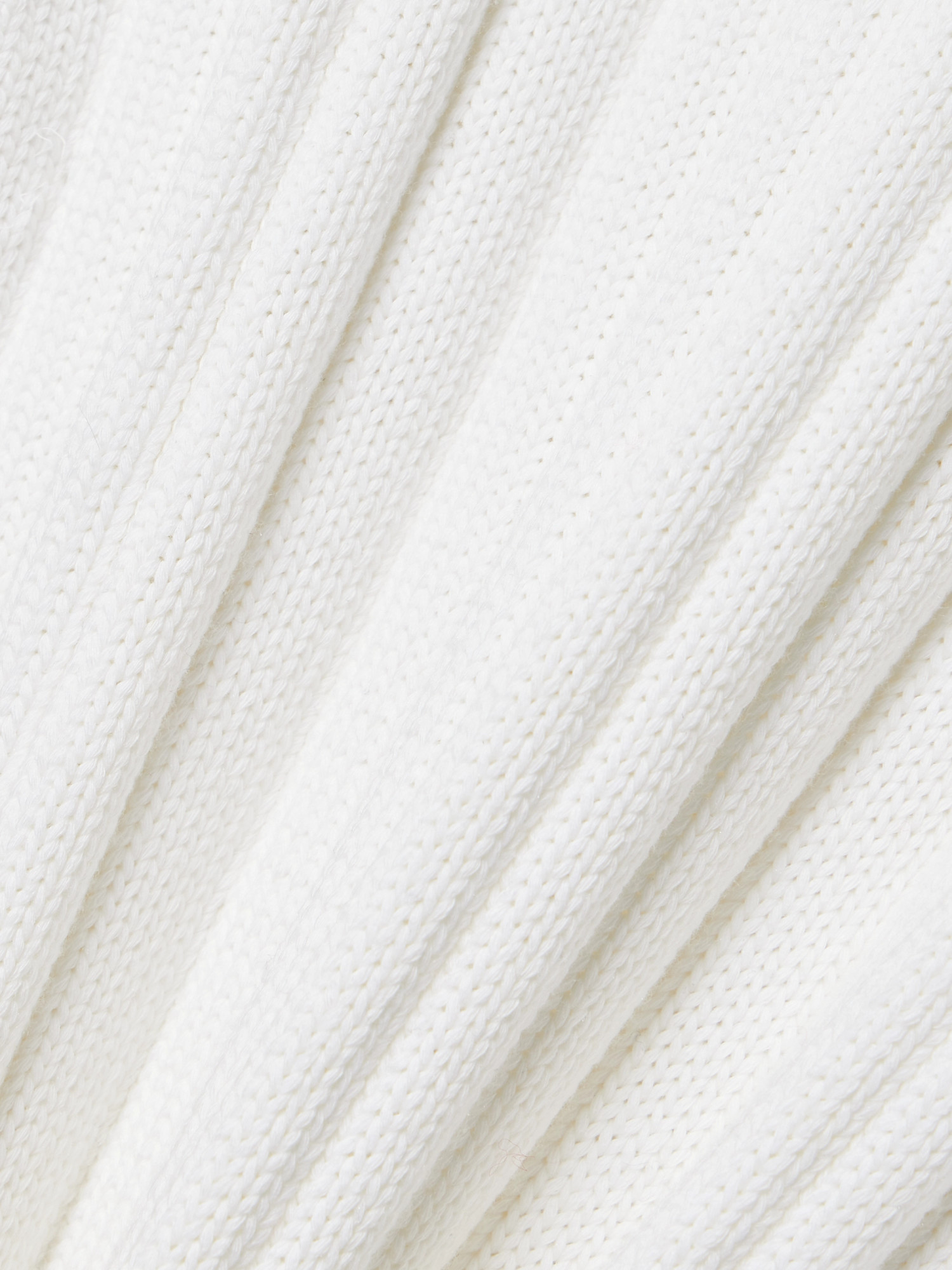 Khaite Long-sleeved Sweater In White