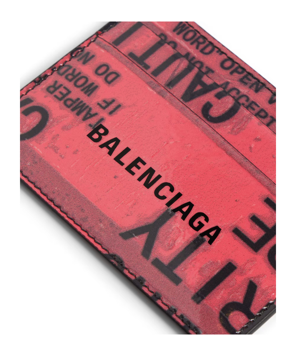 Balenciaga Tape Type Card Holder In Multi