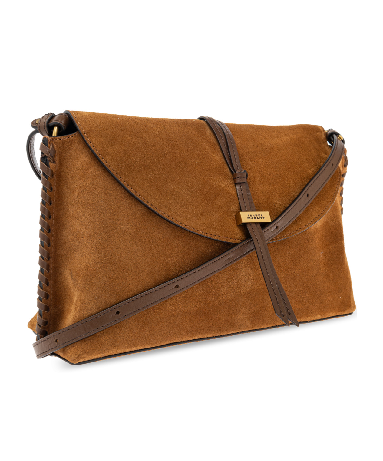 Isabel Marant Flip Shoulder Bag In Brown