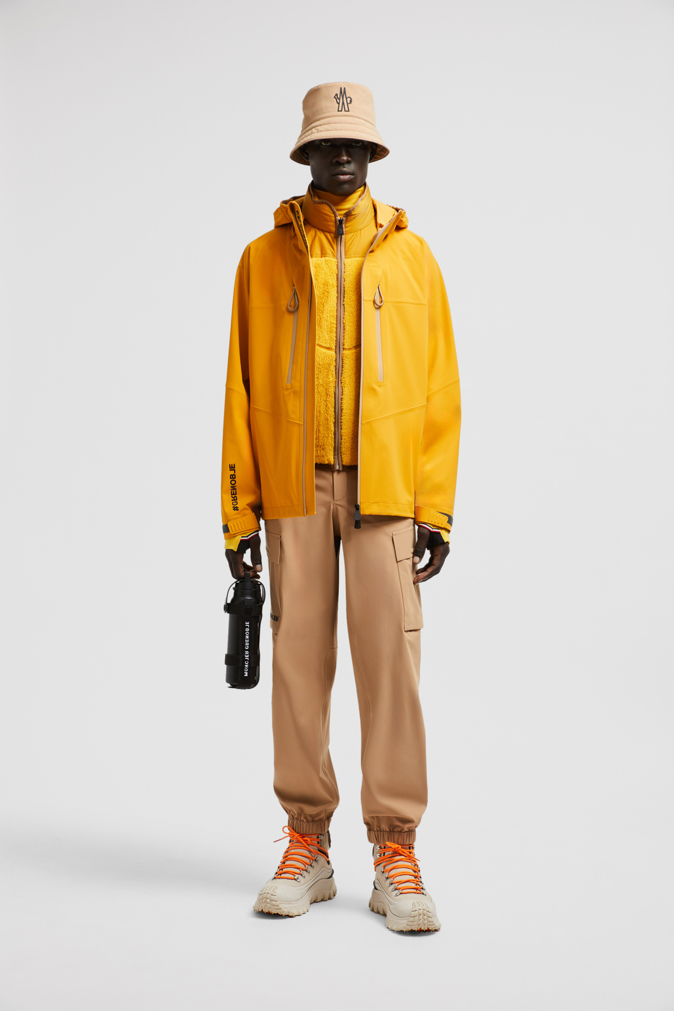 Moncler Orden Technical Jacket In Yellow