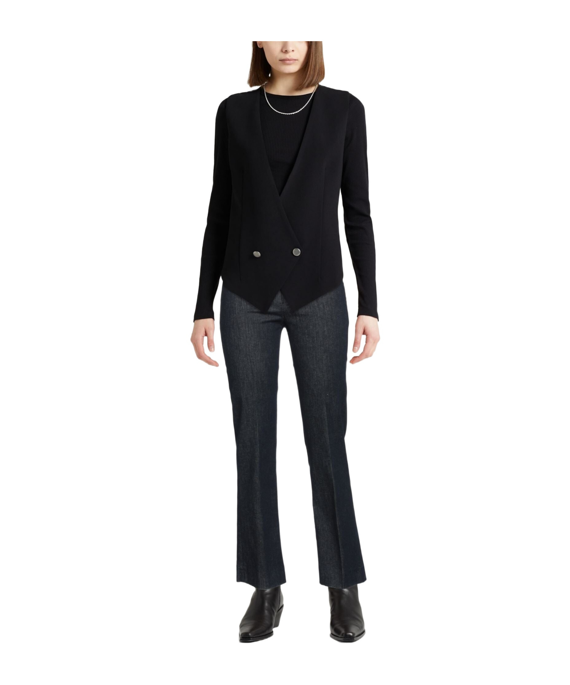 Max Mara Solid Colour Bootcut Jeans In Blue
