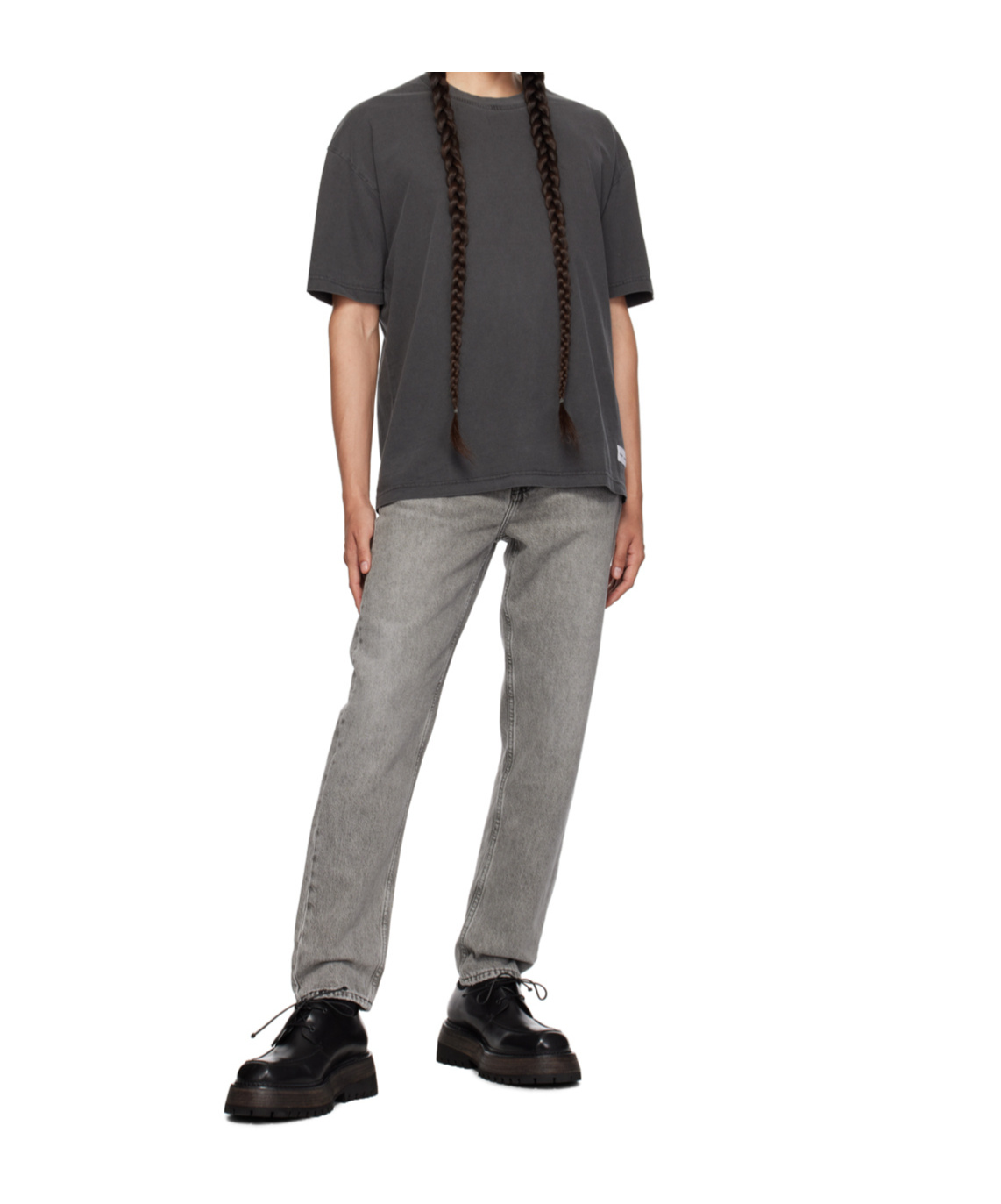 Samsoe & Samsoe Denim Trousers With Belt Loops