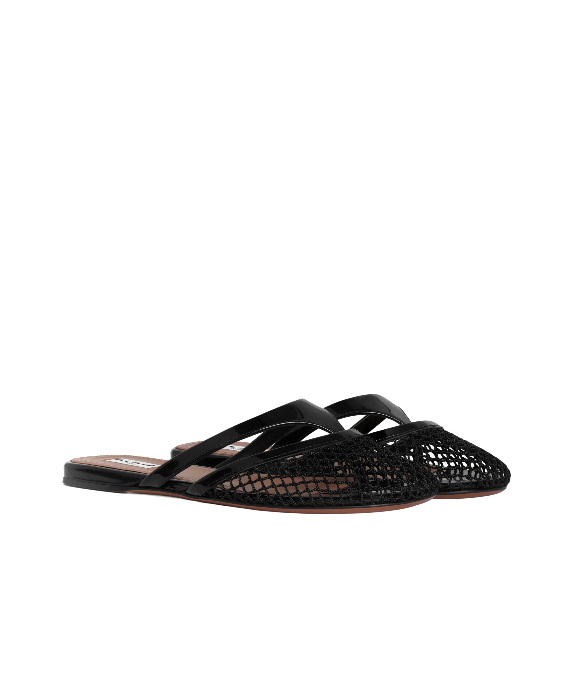 Shop Alaïa Infradito Mules In Black