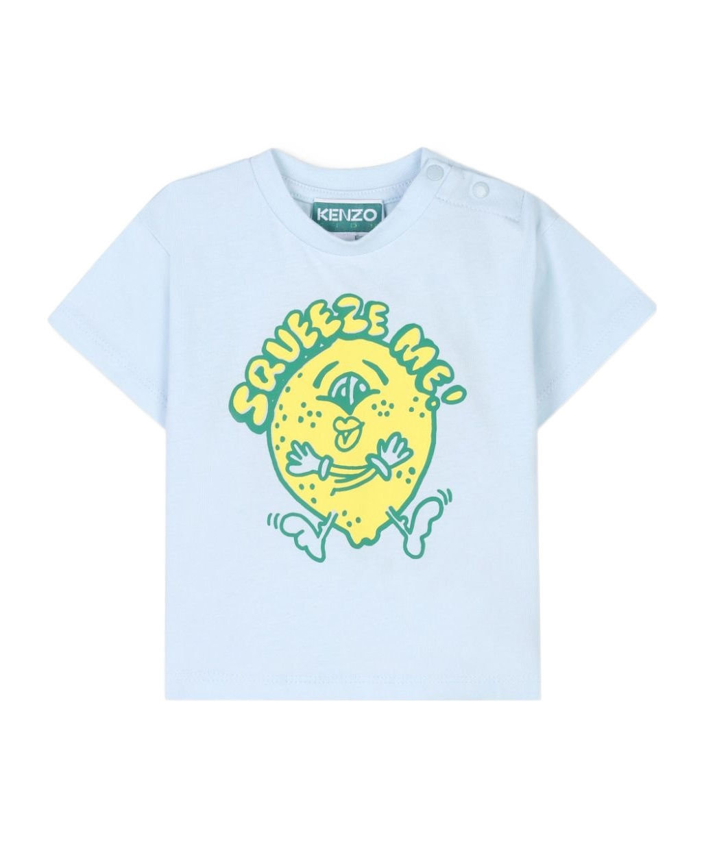 Kenzo Short-sleeved T-shirt In Sky-blue