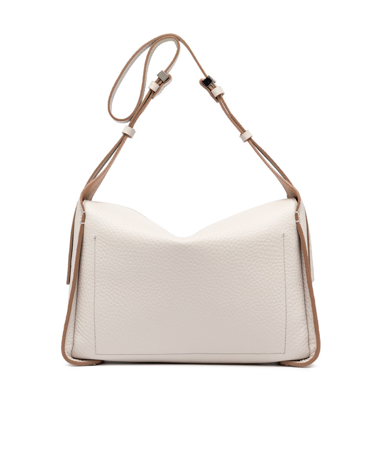 Gianni Chiarini Square Shoulder Bag In White