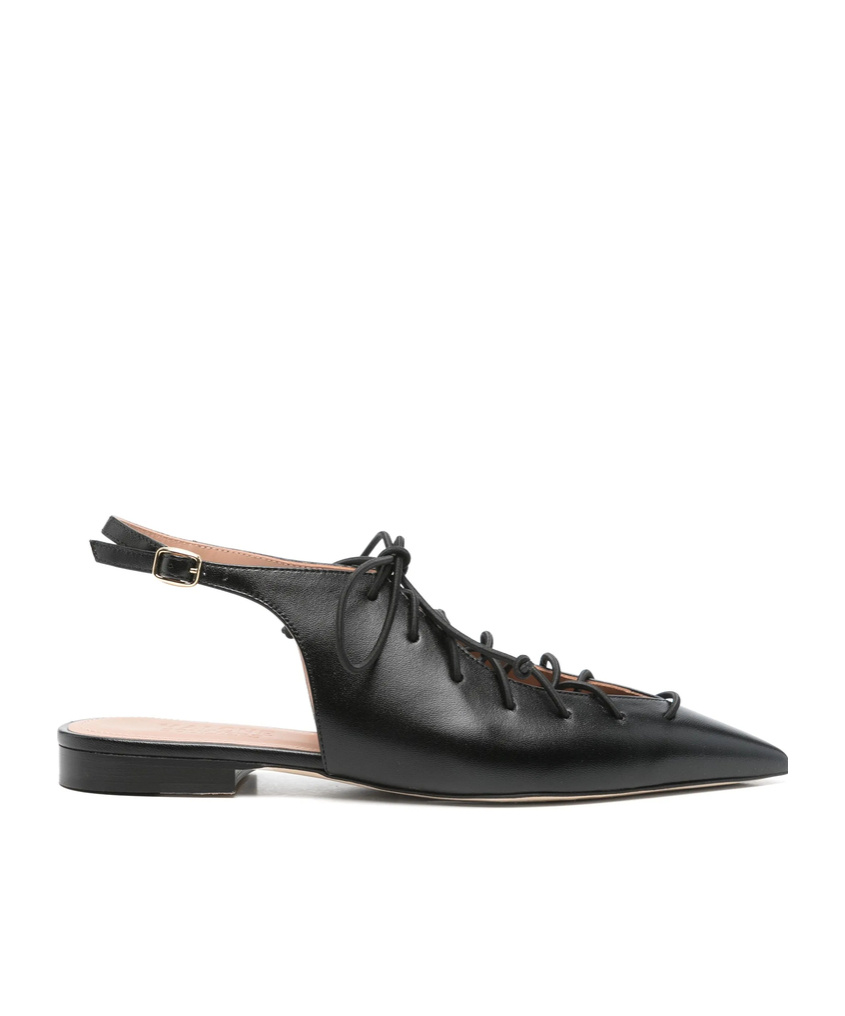 Malone Souliers Alia Ballet Flats In Black