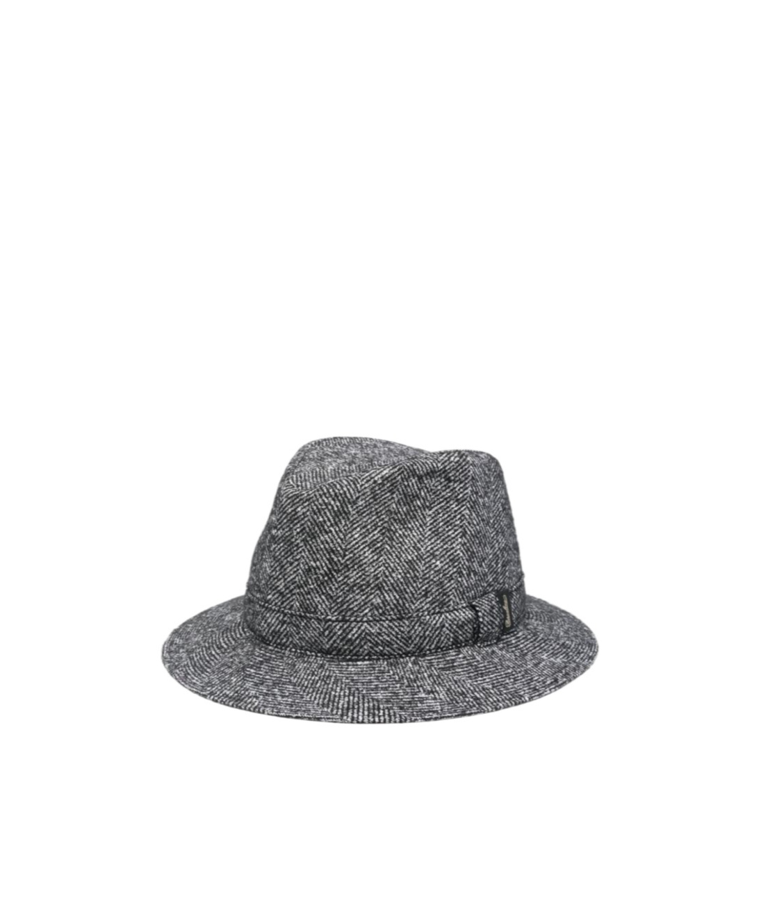 Borsalino Tweed Hat In Gray