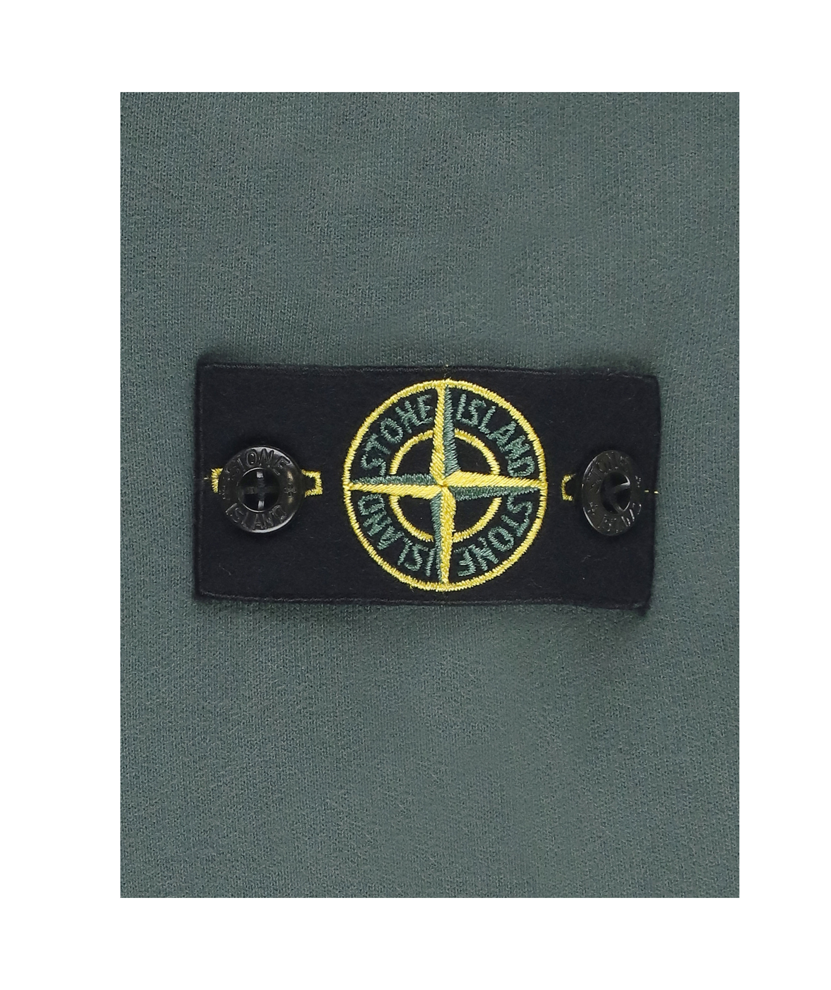 Stone Island Hoodie With Logo In Green