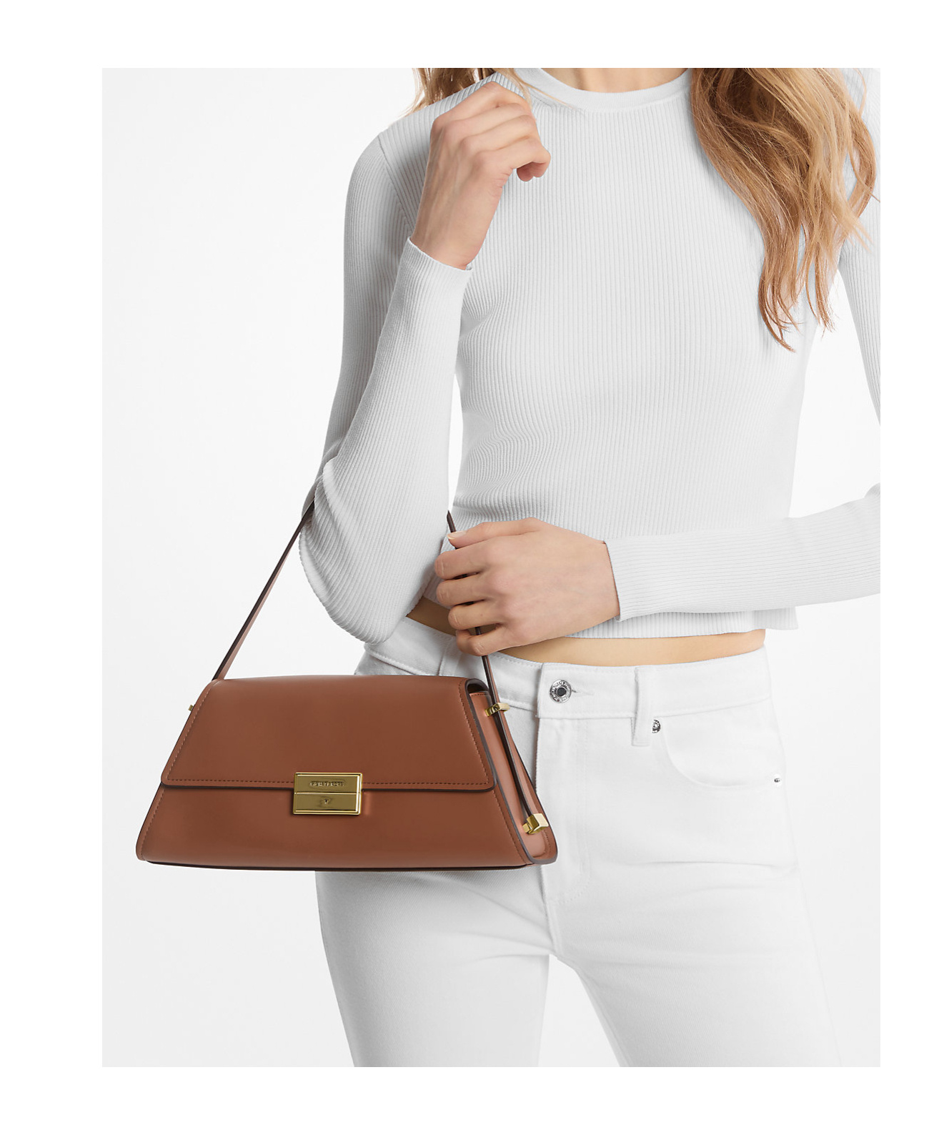 Michael Kors Logo Bag In Brown