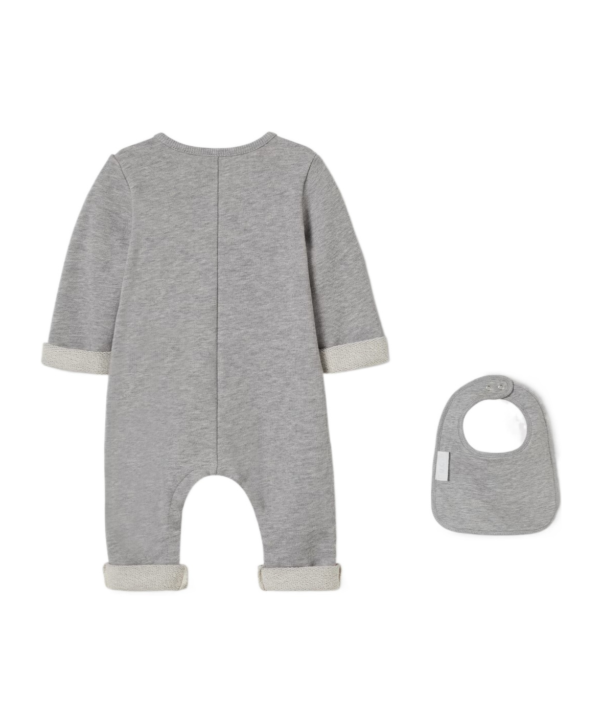 Gucci Baby Cotton Two-piece Gift Set In Gray