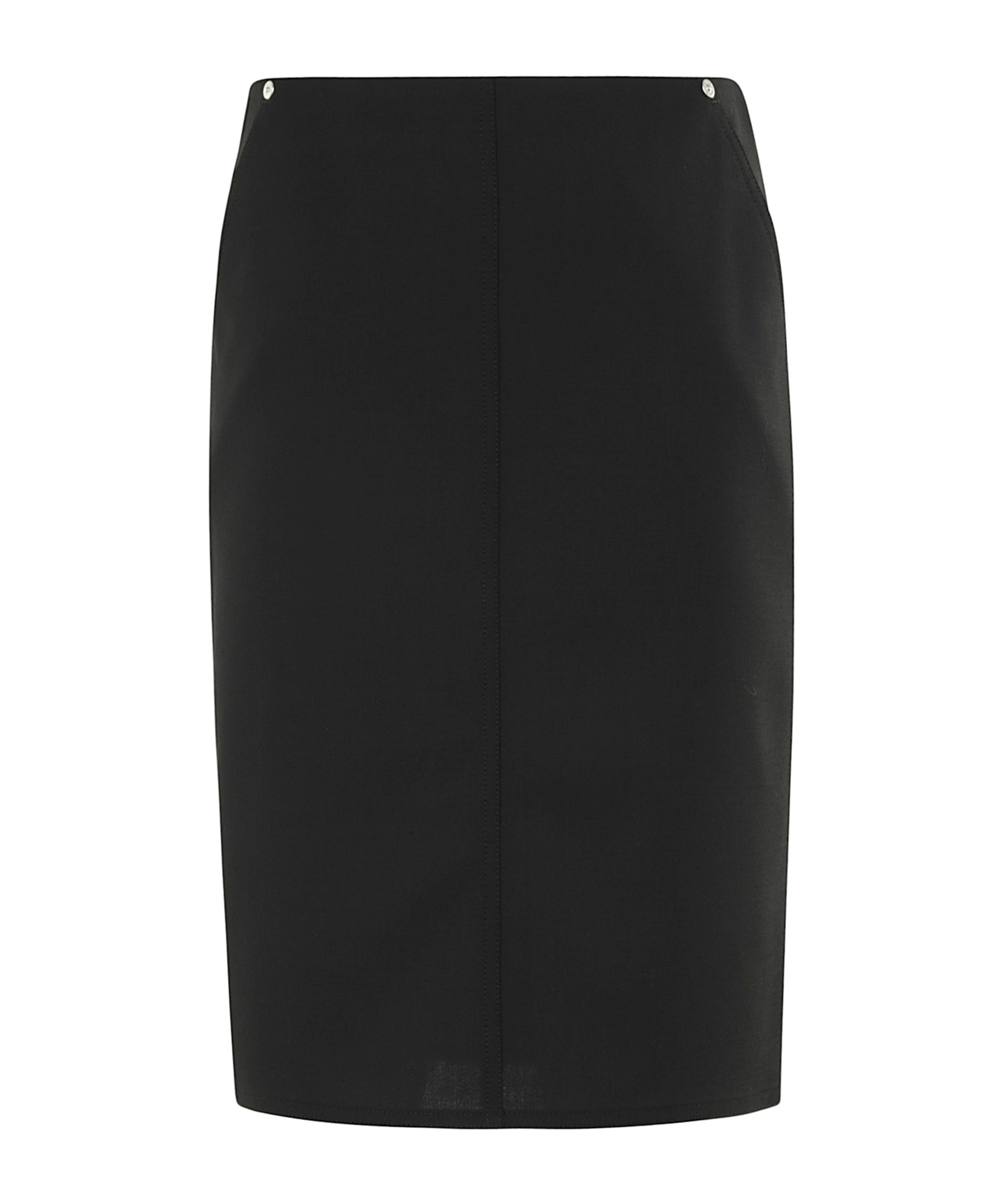 Moschino Gonna Misto Lana Tailoring In Black