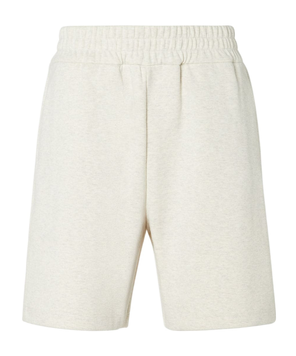 Fendi Light Gray Cotton Shorts In Neutral