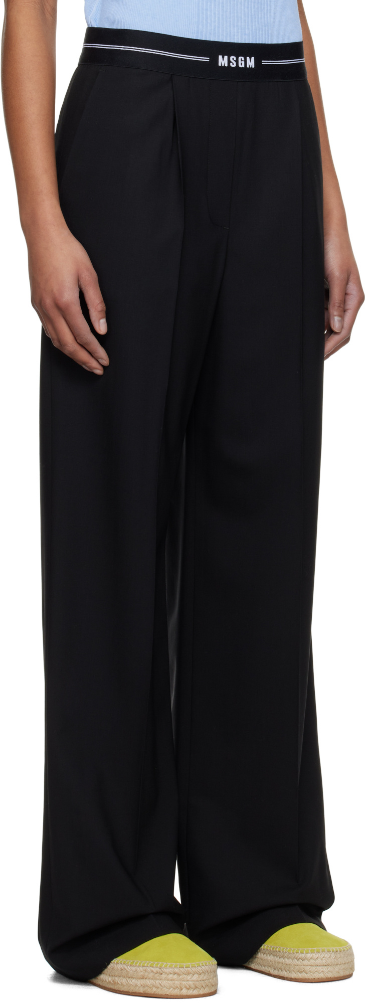 Msgm Logo-waist Trousers