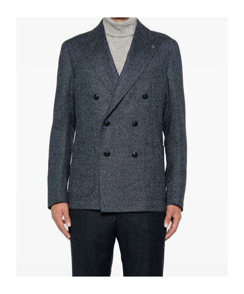 Shop Tagliatore Double-breasted Blazer