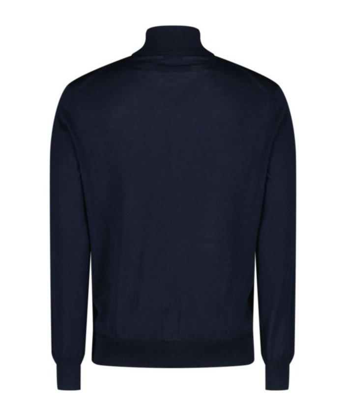 Zegna Long-sleeved Cardigan In Black