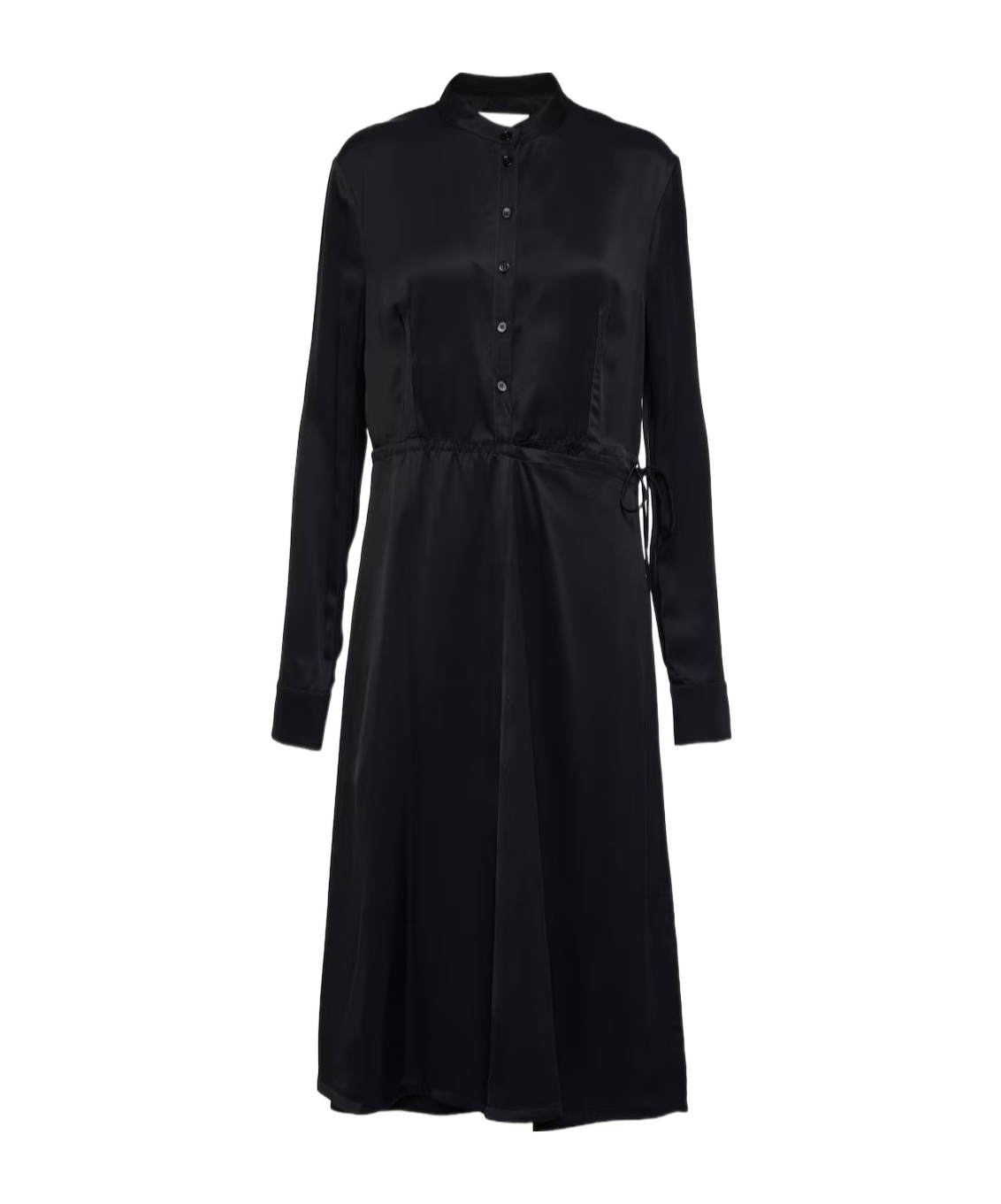 Jil Sander A-line Midi Dress In Black