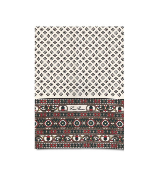 Loro Piana Geometric-pattern Scarf In Gray