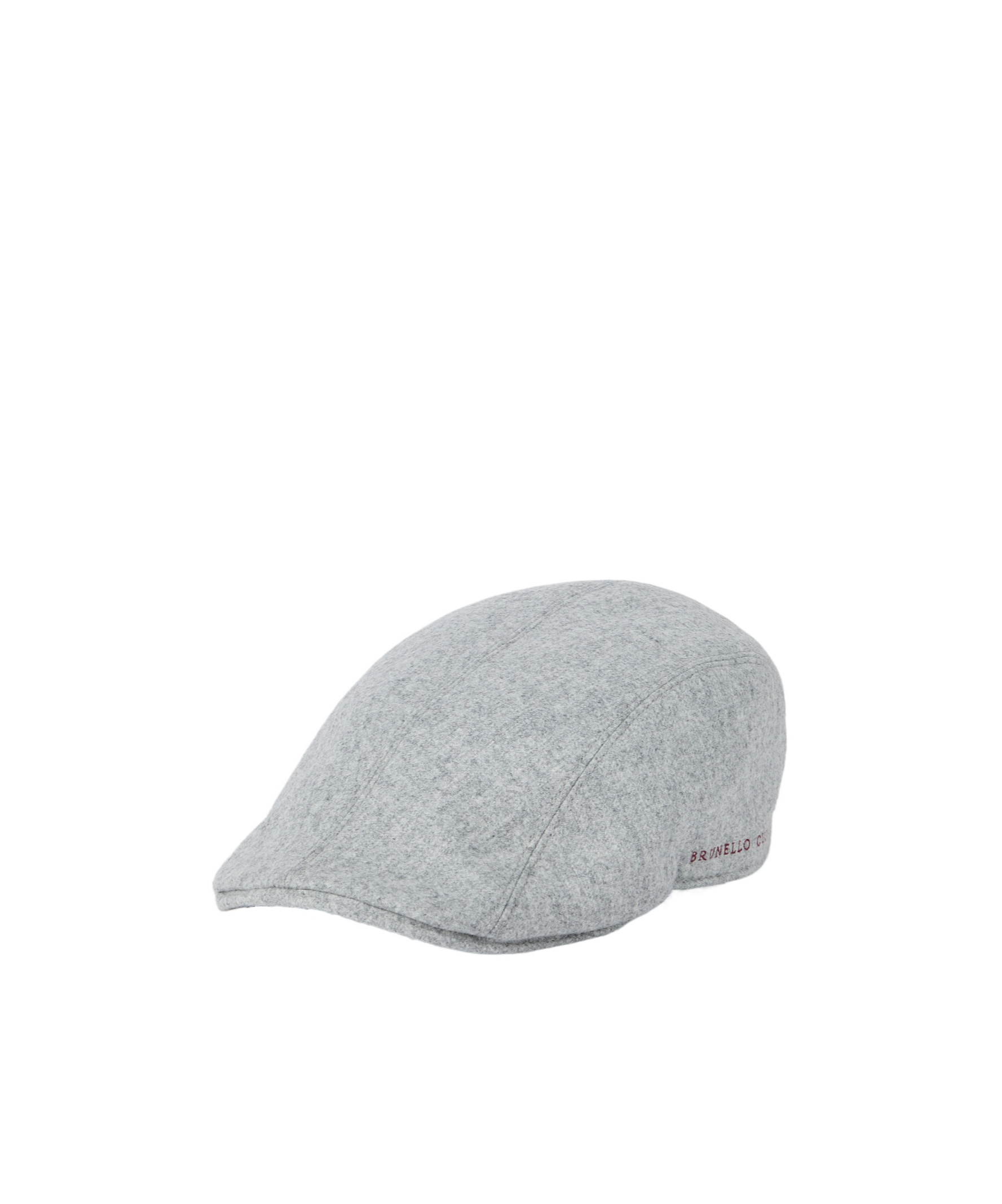 Brunello Cucinelli Logo Detailed Cap In Gray