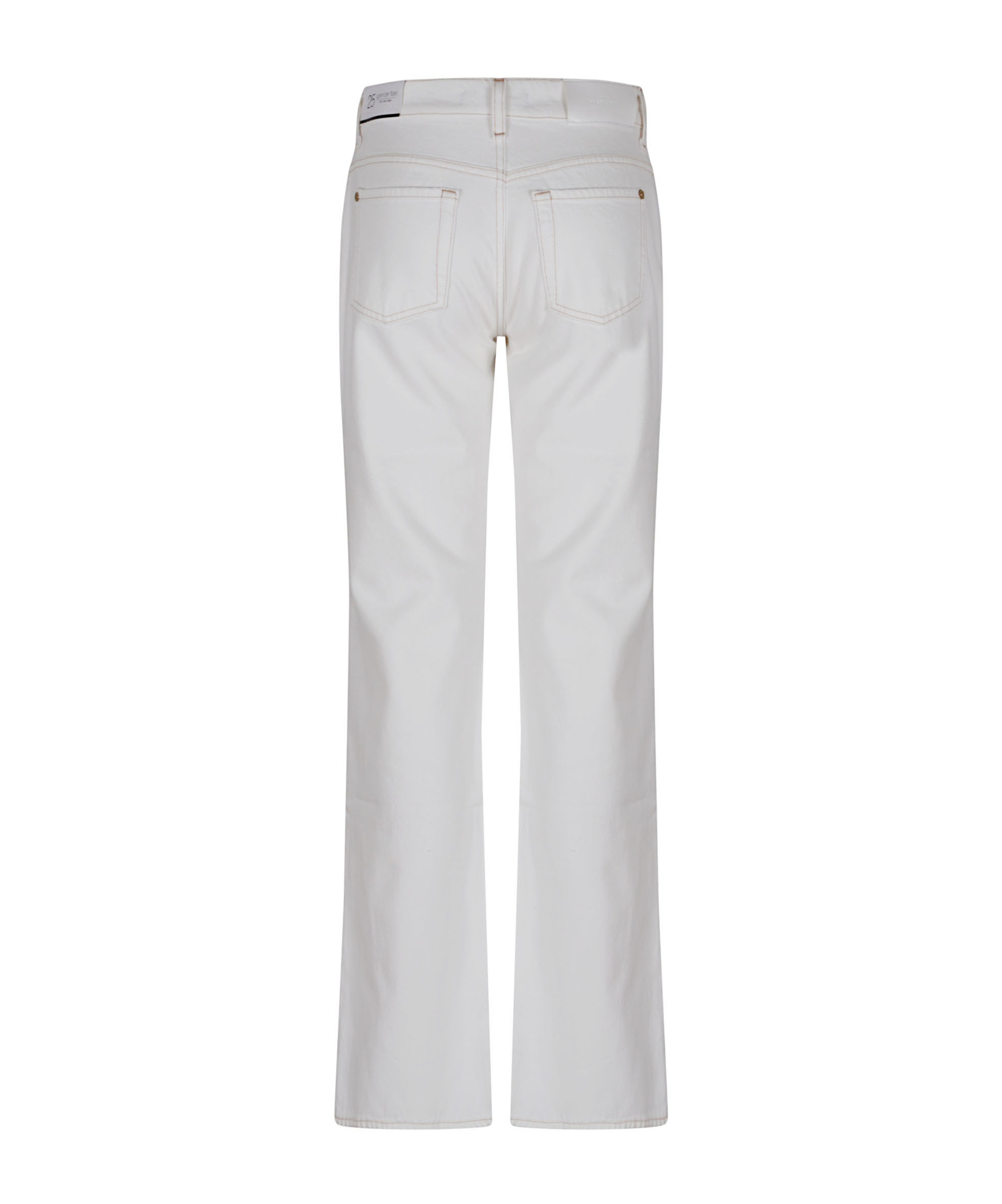 7 For All Mankind Spencer Flare Milkyway In White