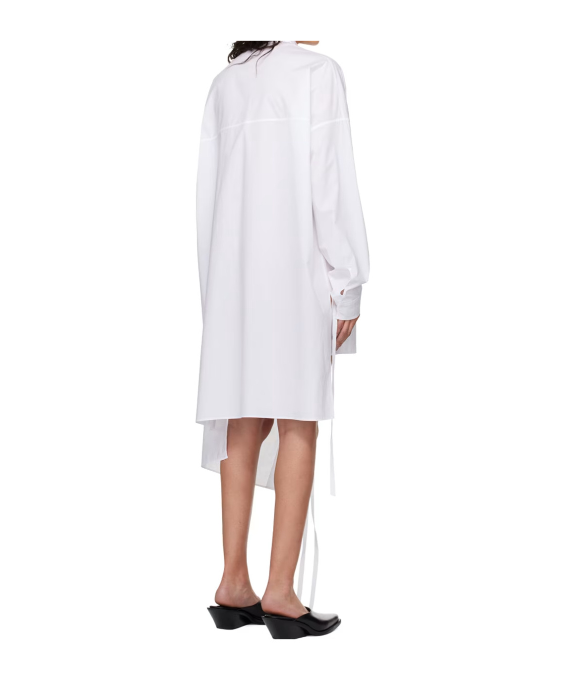 Ann Demeulemeester Mala Mid-length Dress In White