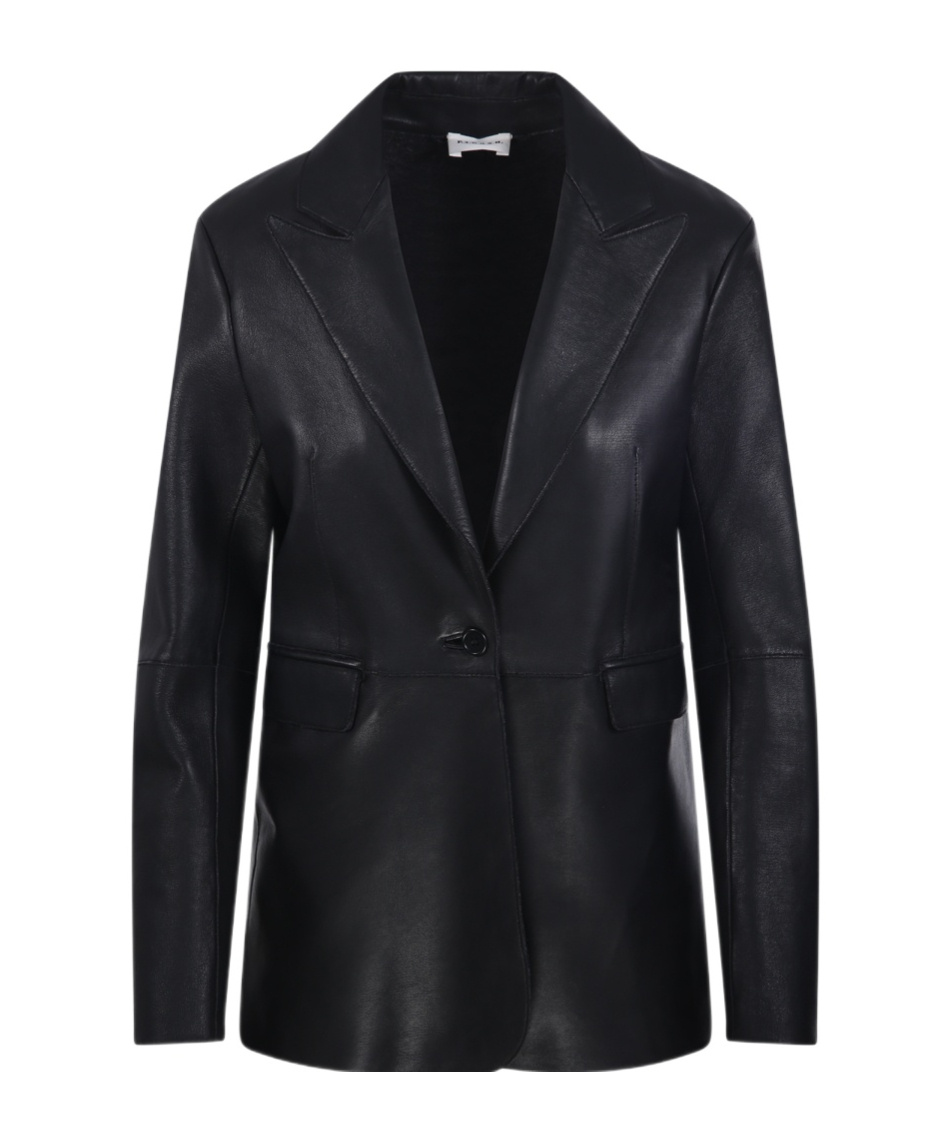 P.a.r.o.s.h Flap Pocket Jacket With Long Sleeves And Lapels In Black