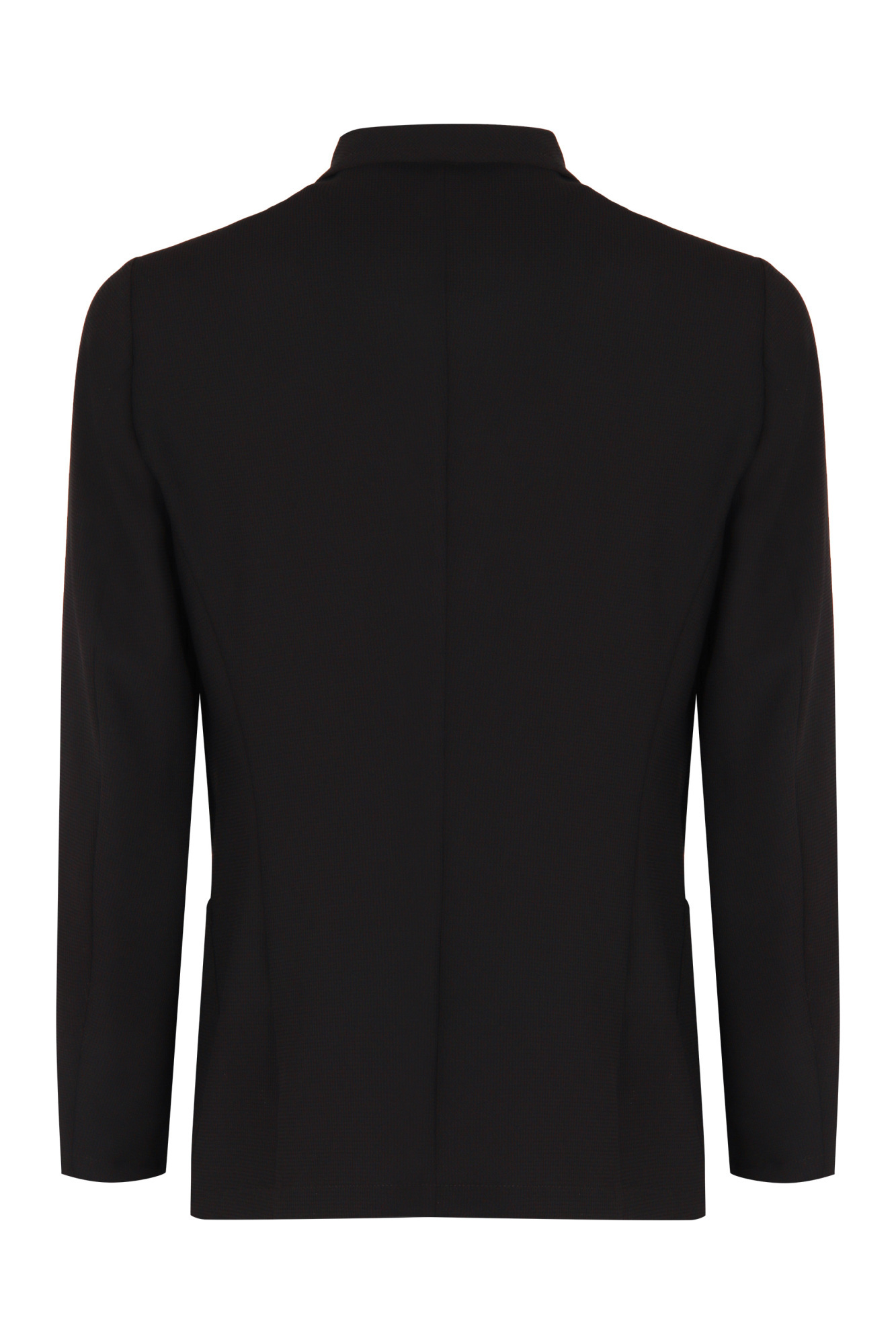 Emporio Armani Button Jacket In Black