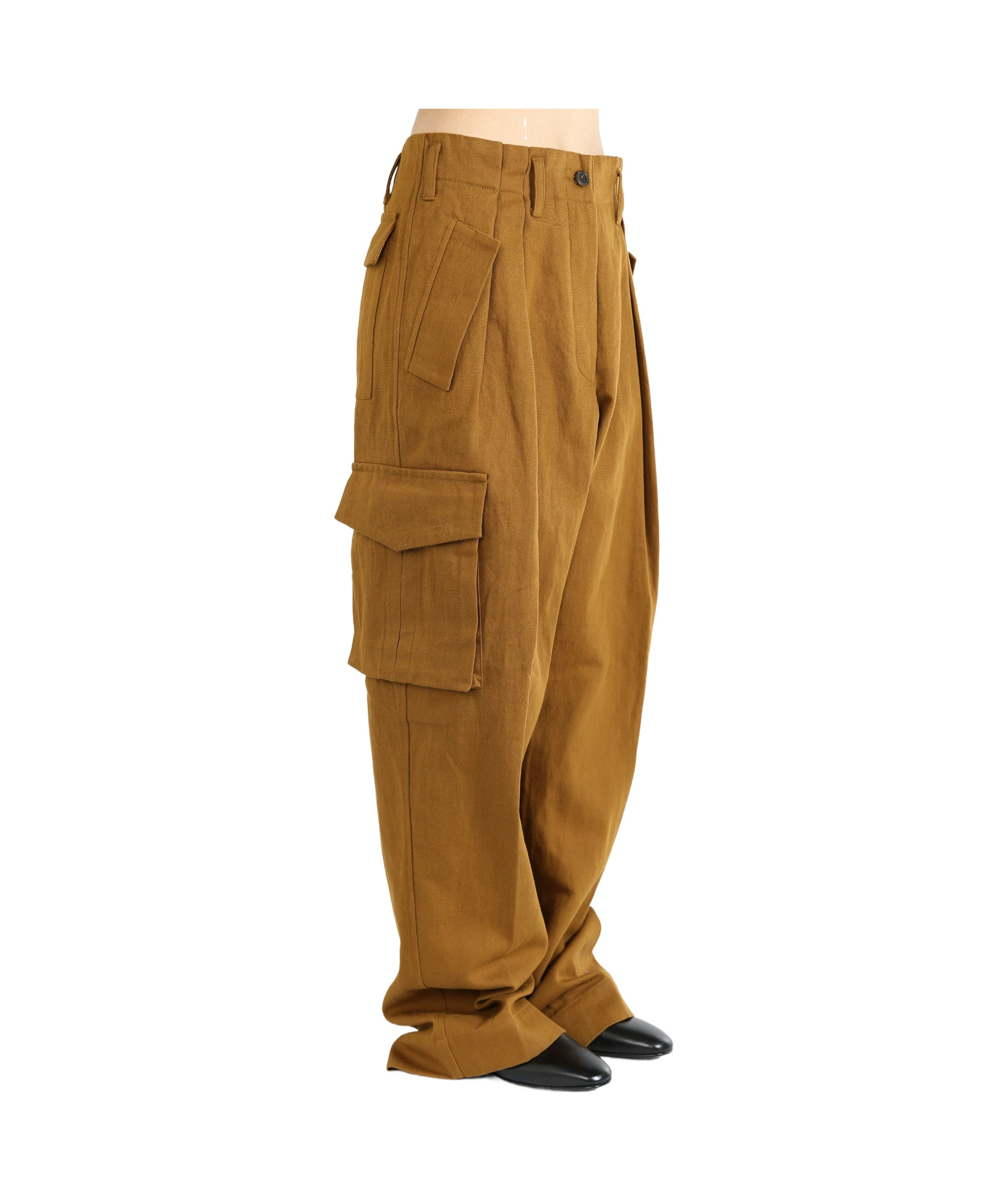Dries Van Noten Work Casual Pants In Brown