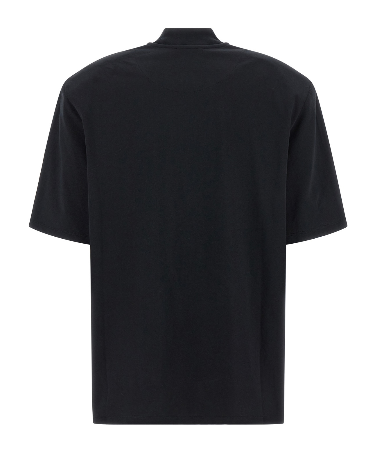 Attico T-shirt Black In Black