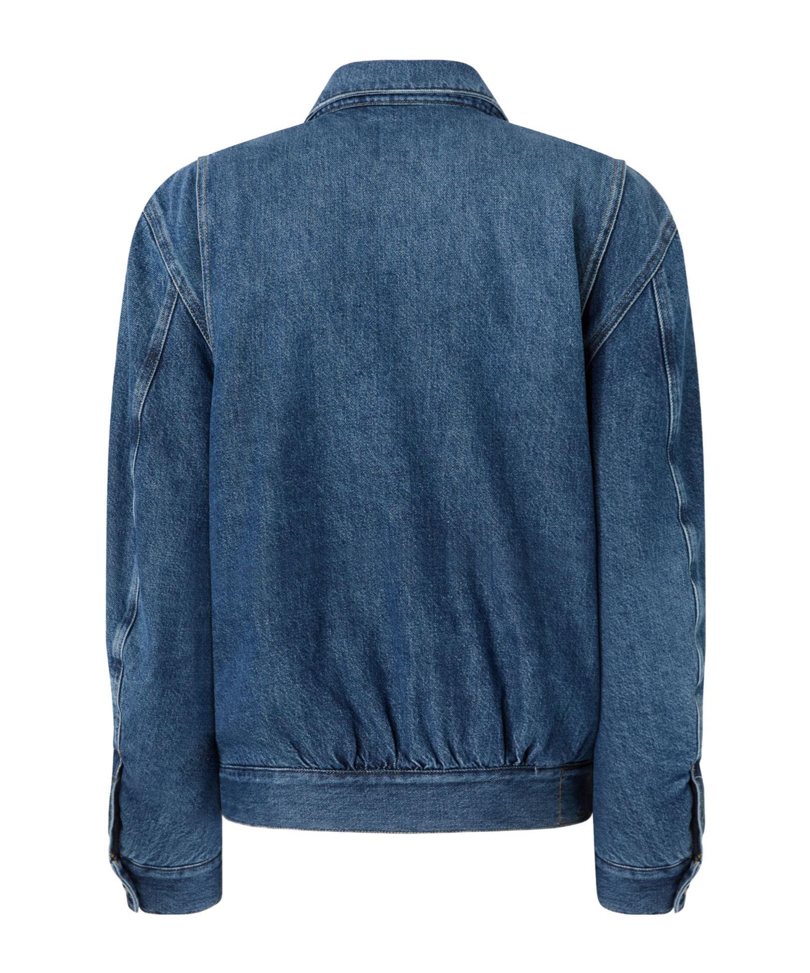 Pinko Pocket-embellished Denim Jacket In Blue