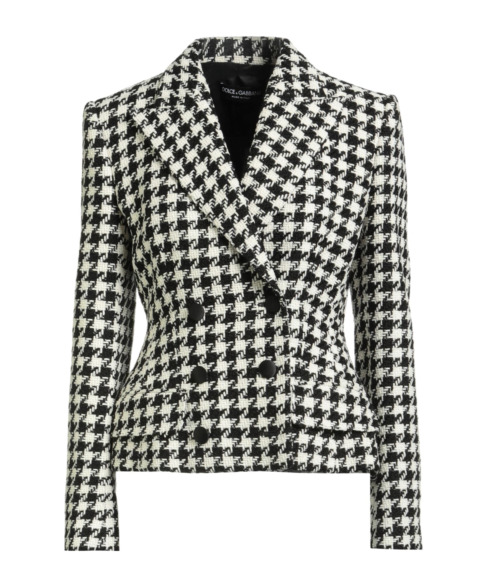 Dolce & Gabbana Double-breasted Blazer In Black
