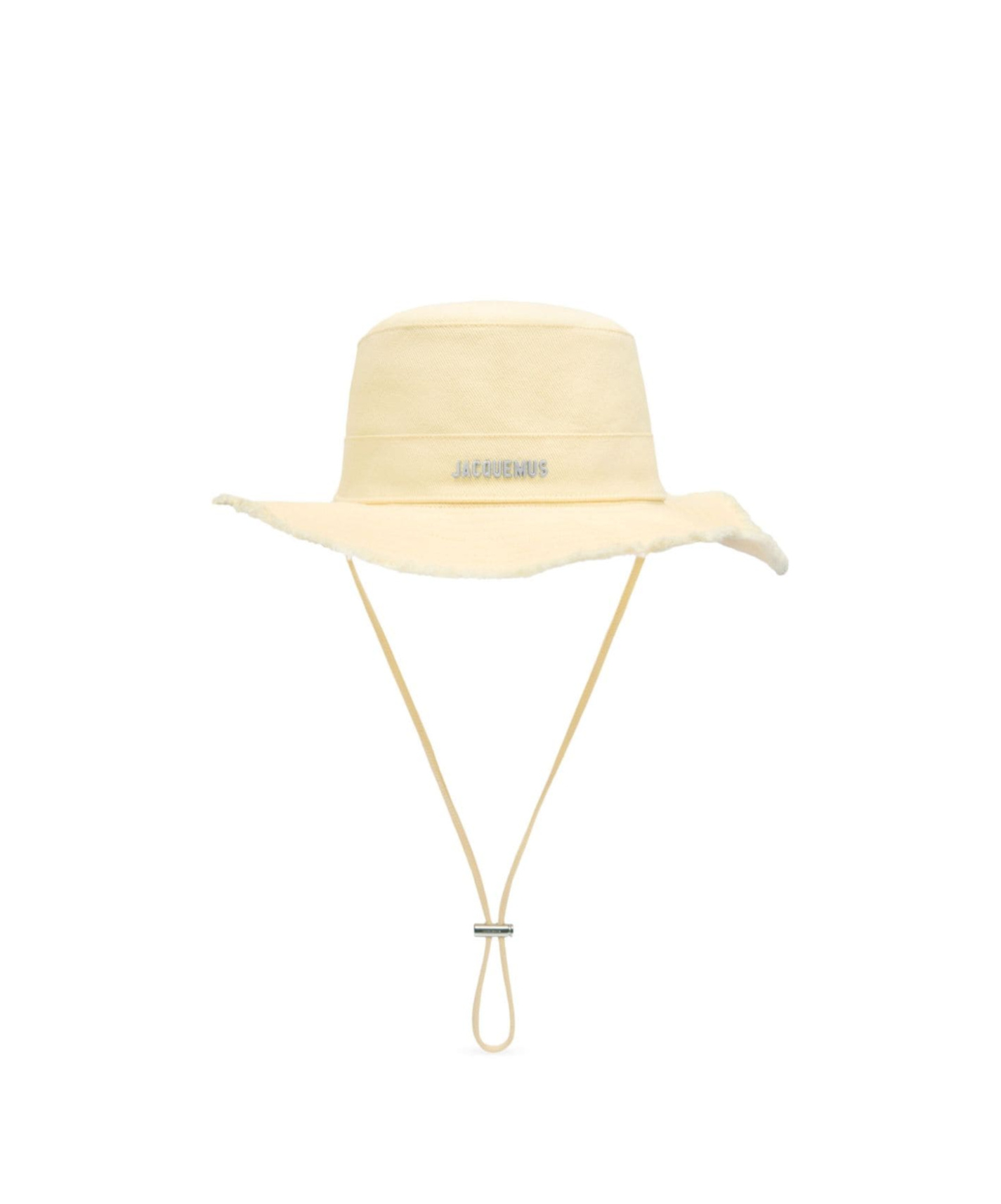 Jacquemus Frayed Expedition Hat In Gray