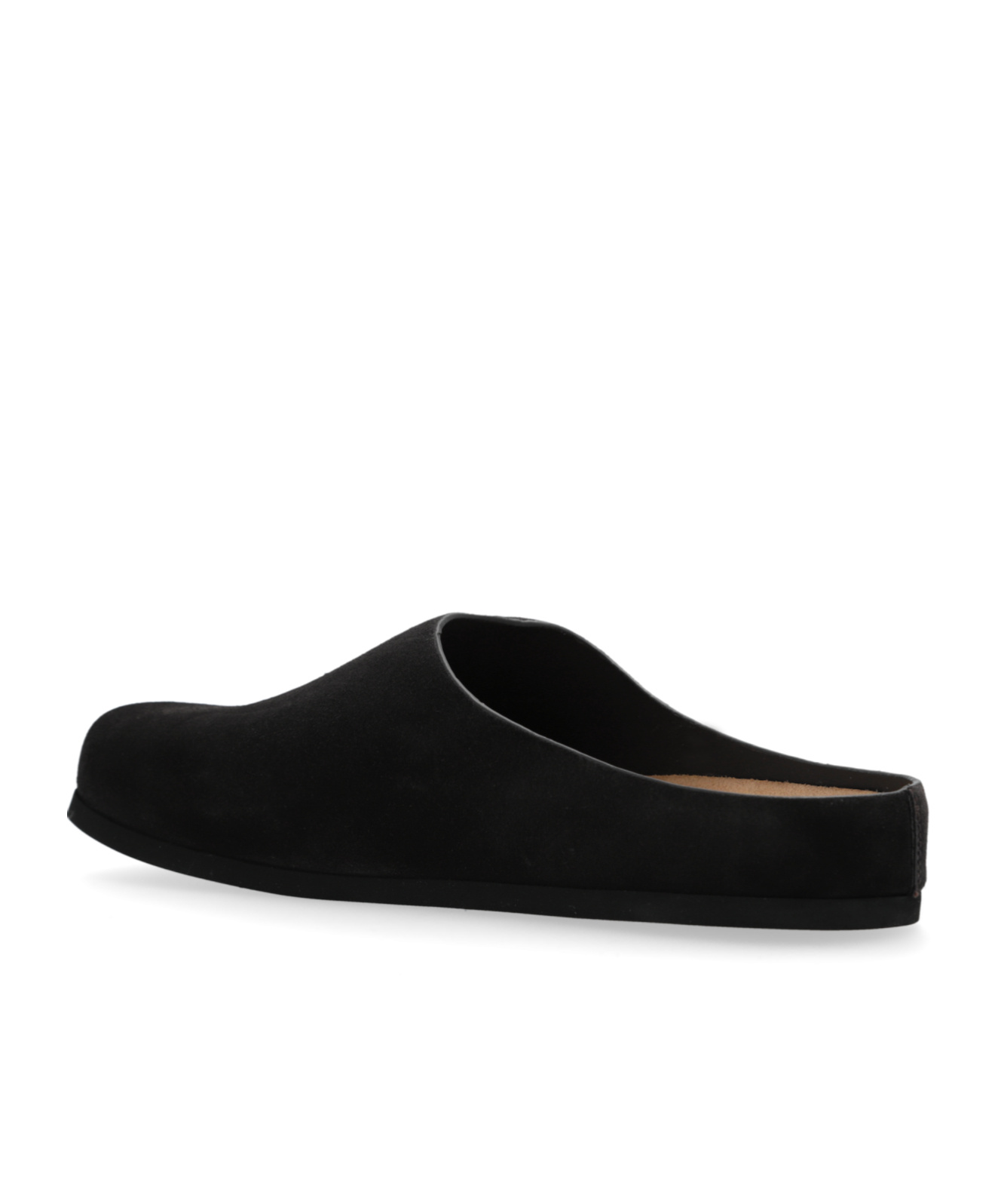 Common Projects Round Head Slippers In Black