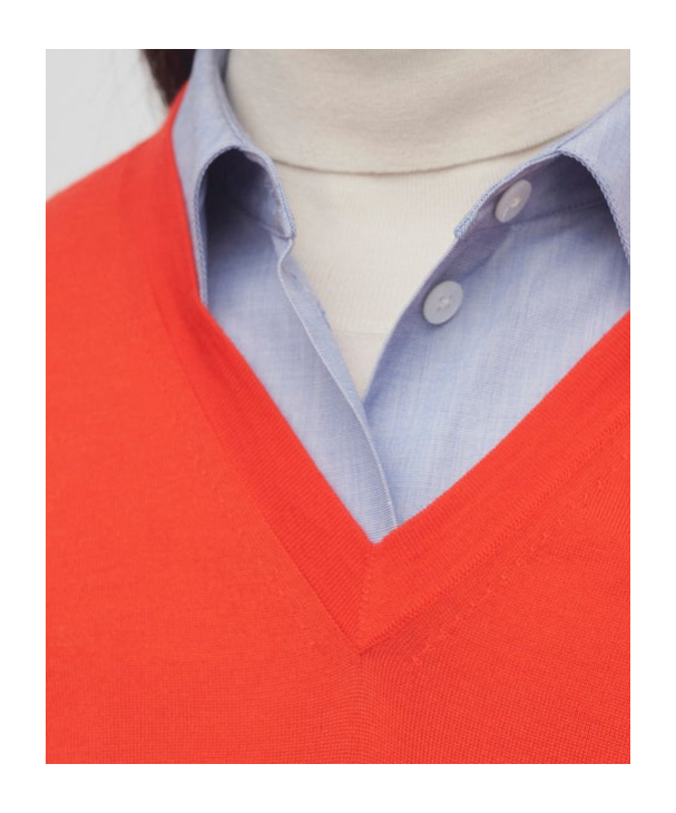The Row Lightweight Wool Sweater Haius In Red