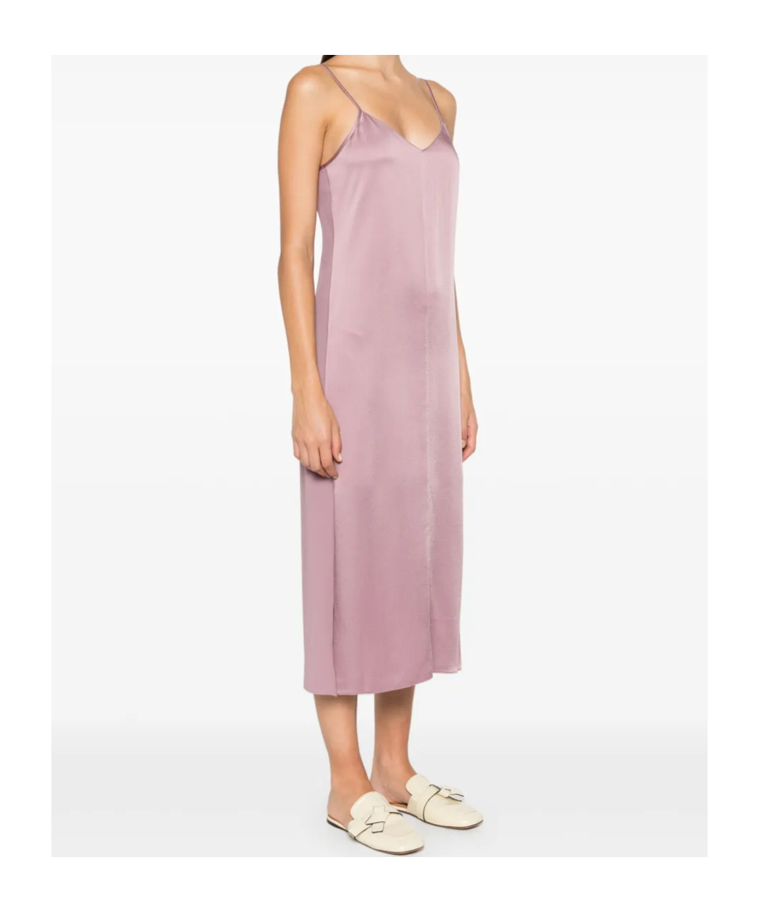Shop Forte Forte Satin Midi Dress